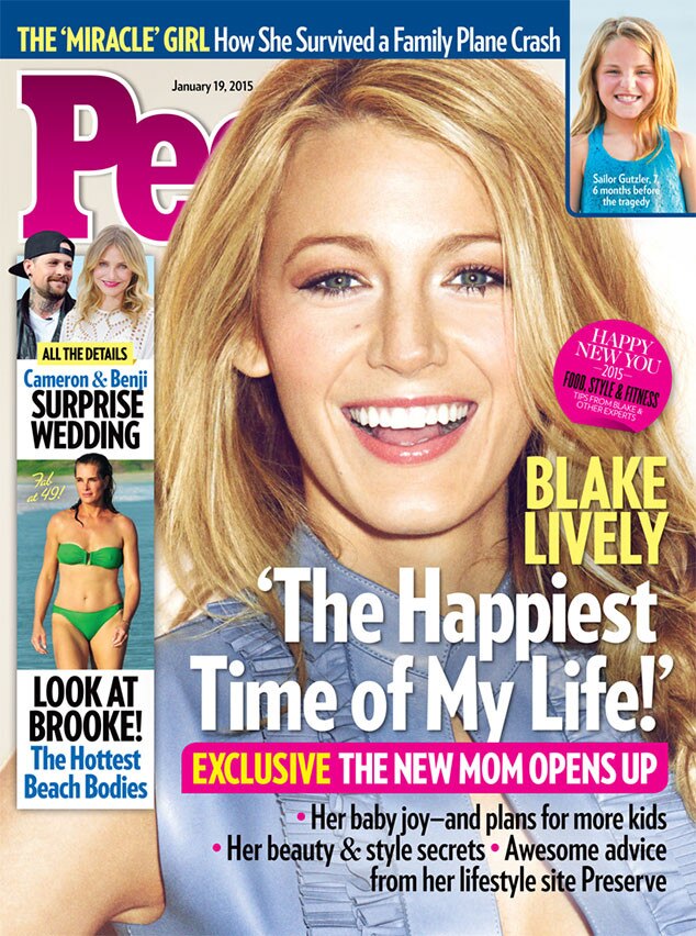 New Mom Blake Lively This Is The Happiest Time In My Life E