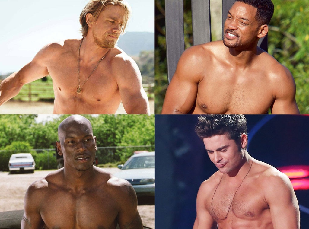 Best Male Body Tournament, Charlie Hunnam, Will Smith, Tyrese Gibson, Zac Efron
