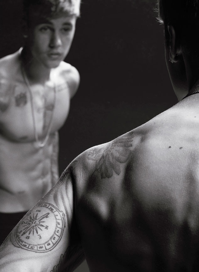 Justin Bieber Goes Shirtless Again In V Magazine—wonder What Mark