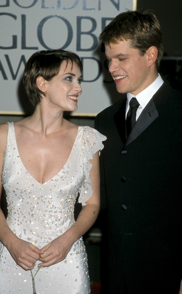Winona Ryder, Matt Damon, Golden Globes