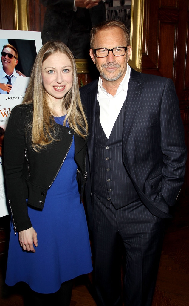 Chelsea Clinton, Kevin Costner