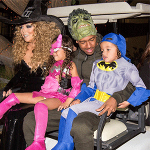 Mariah Carey Enjoys Halloween With Nick Cannon And James Packer