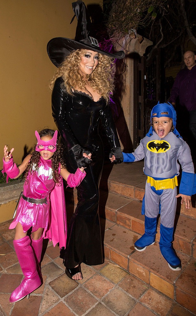 Mariah Carey Enjoys Halloween With Nick Cannon And James Packer