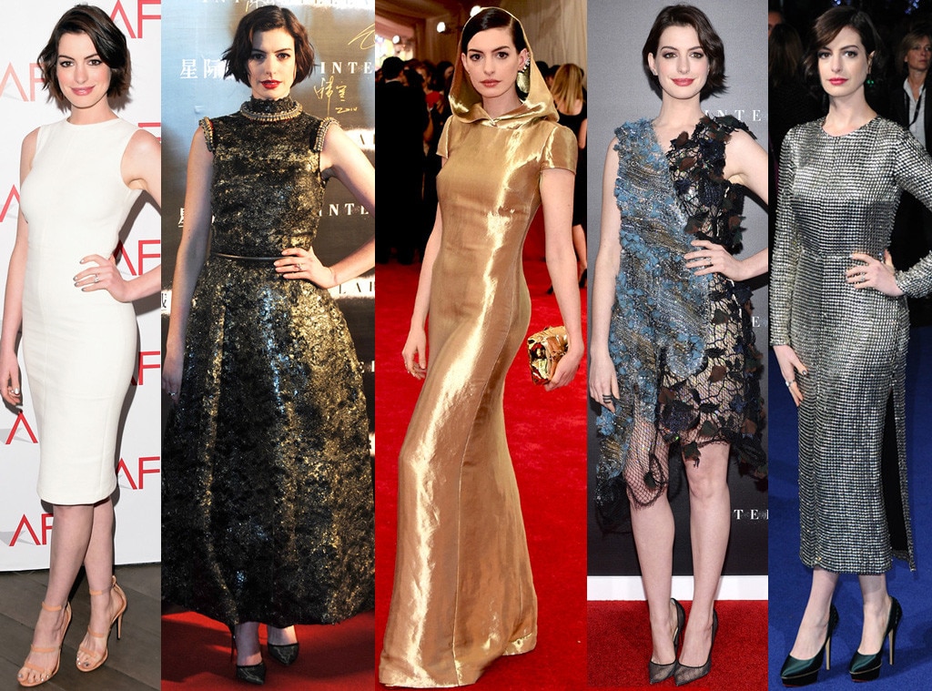 Happy 33rd Birthday, Anne Hathaway! Take a Look Back at Her Best Red ...