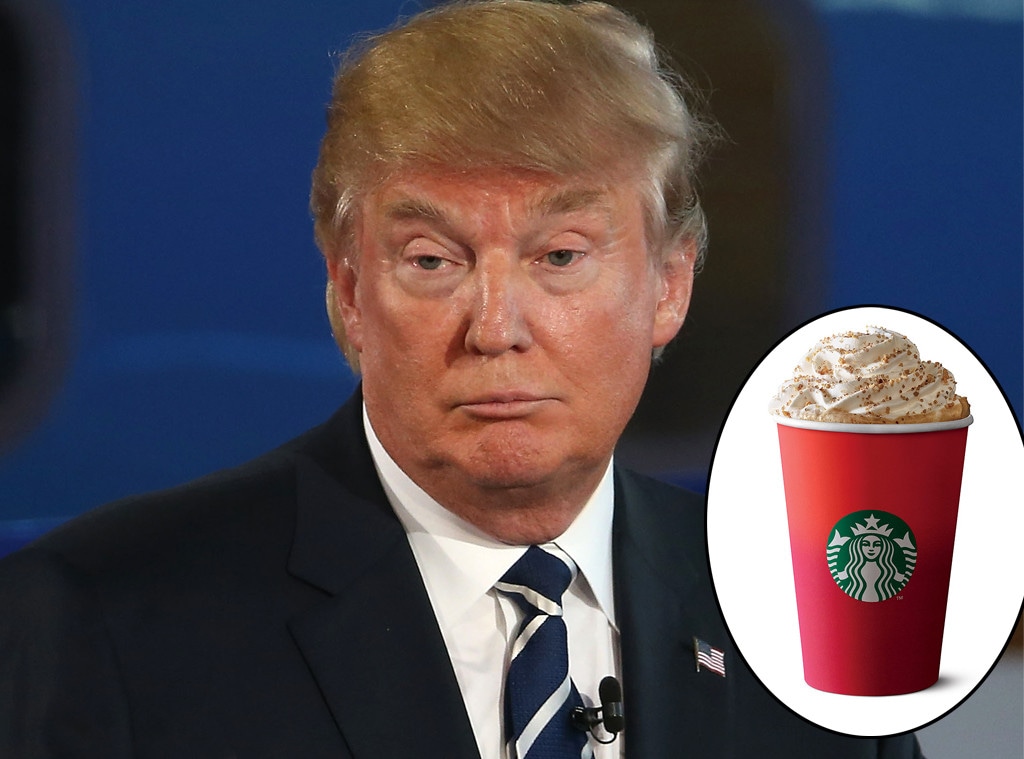 Donald Trump, Starbucks, Holiday Cups