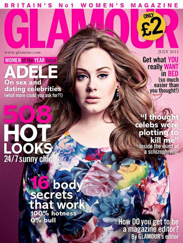 British Glamour, July 2011 from Adele's Magazine Covers E! News