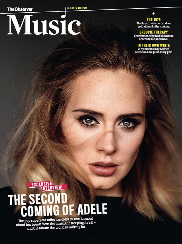 Adele Looks Stunning on the Cover of The Observer Music Magazine Amid