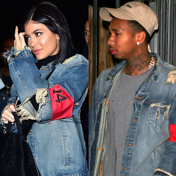 Kylie Jenner Borrows Tyga's Denim Jacket—Who Wore It - E! Online