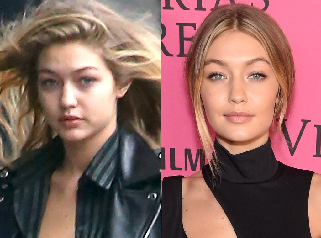 Gigi Hadid Loses The Victorias Secret Makeup For A Bare