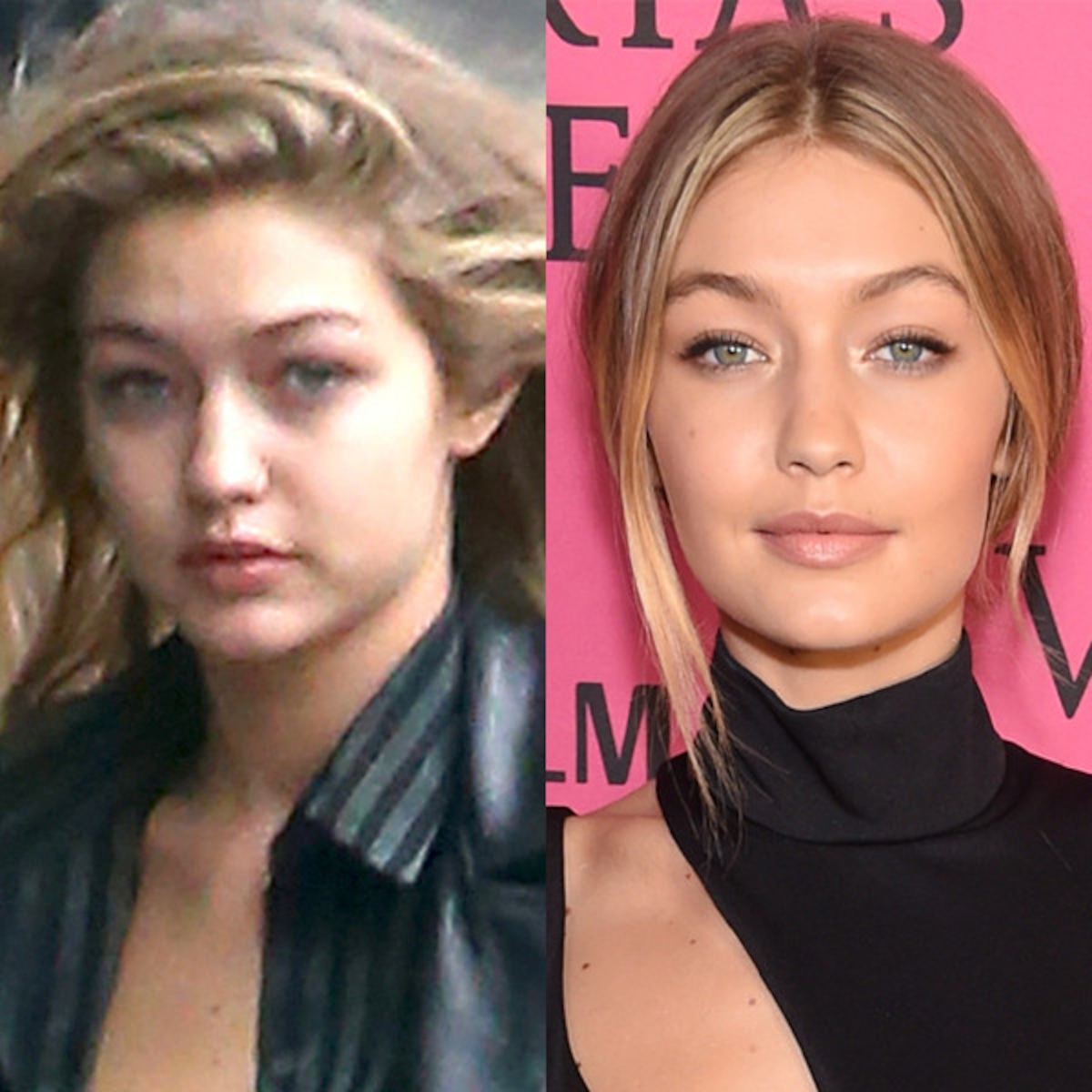 Gigi Hadid No Makeup 1200x1200 Gigi Hadid Loses the Victoria's Secret Makeup for a Bare Faced Glow