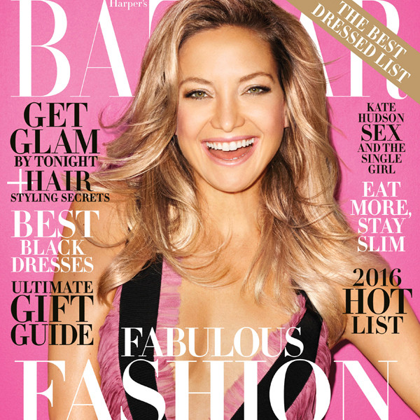 Kate Hudson Covers Harper's Bazaar, Talks About Being Single