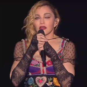 Madonna Cries Onstage As She Honors Paris Attacks Victims