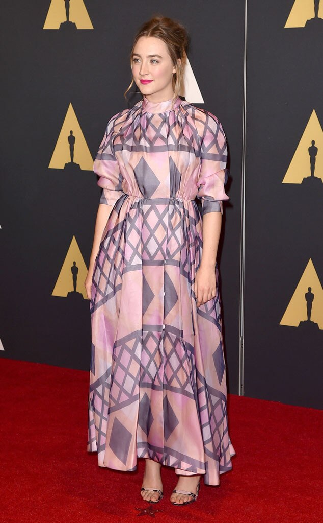 Saoirse Ronan from 2015 Governors Awards: Celebrity Styles | E! News