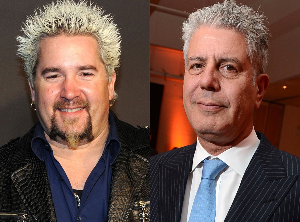 Guy Fieri, Anthony Bourdain