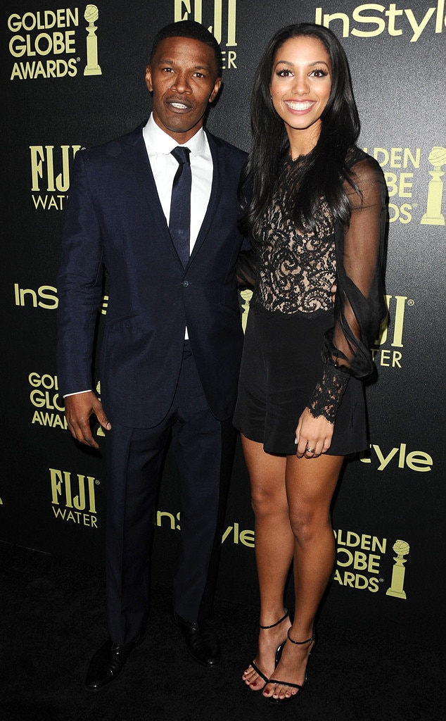 Jamie Foxx & Corinne Foxx from HFPA & InStyle's Miss Golden Globes 2016 ...