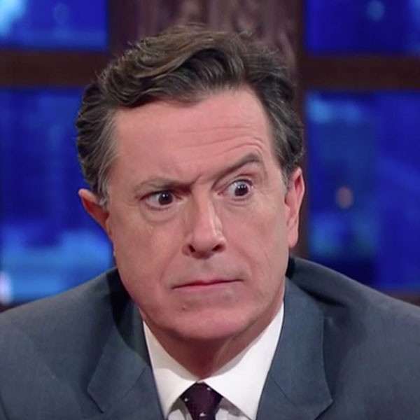 Can Stephen Colbert and Justin Theroux Act With Only Their Eyebrows?(01)