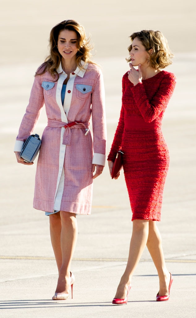 Queen Letizia And Queen Rania From The Big Picture Todays Hot Photos E News
