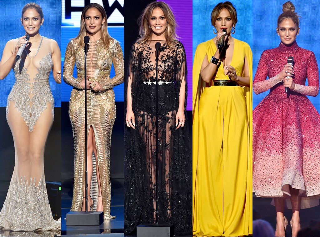 Jennifer Lopez, Fashion, 2015 American Music Awards 