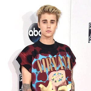 Justin bieber shop nirvana t shirt