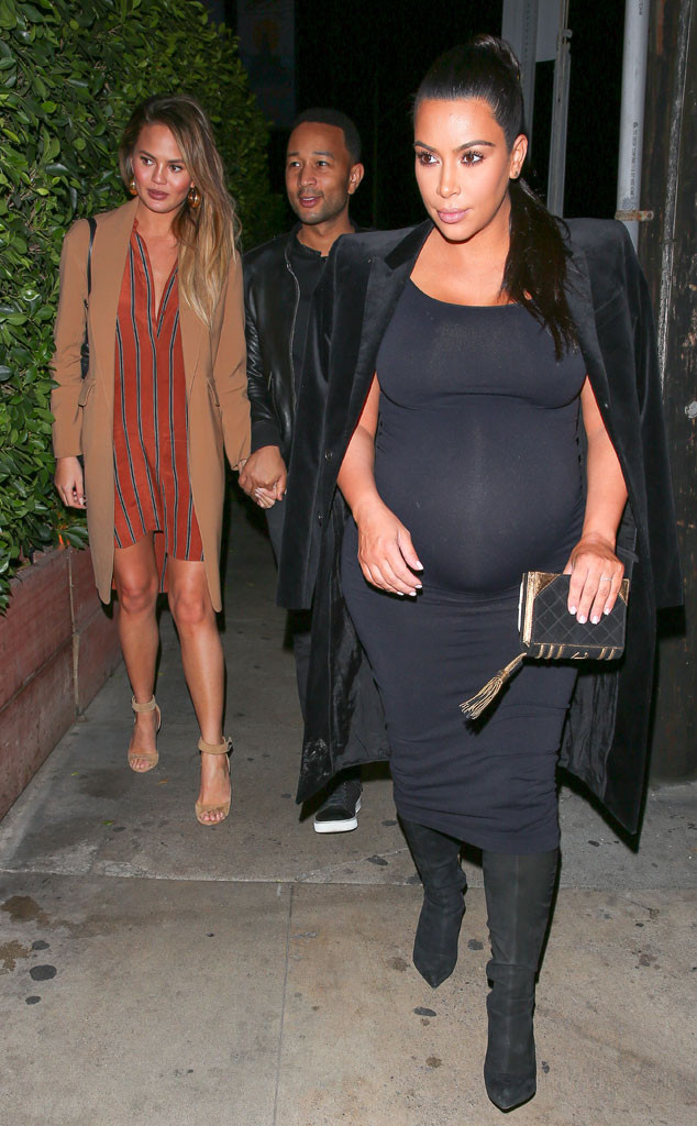 Photos From Kim Kardashian S Pregnancy Style E Online