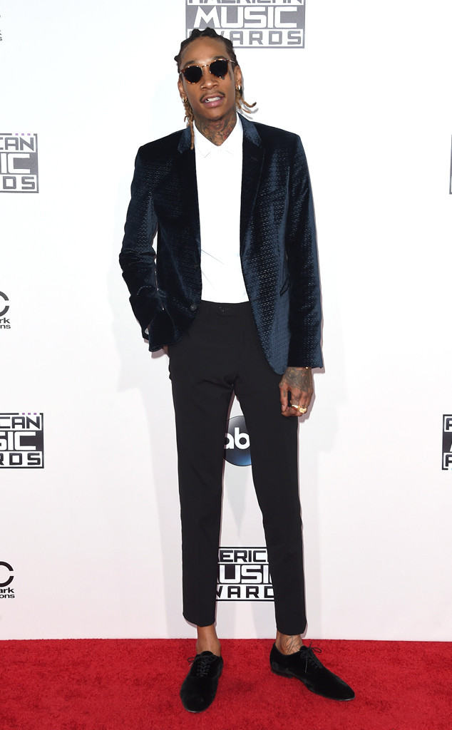 Wiz Khalifa from 2015 American Music Awards: Red Carpet Arrivals | E! News