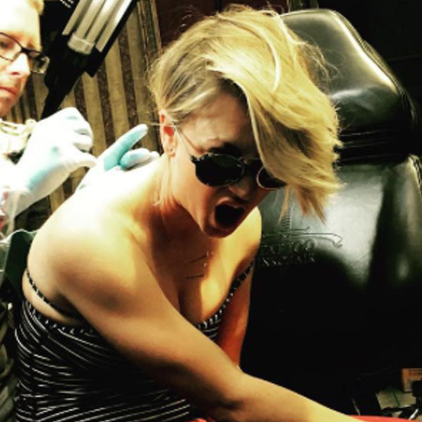 Kaley Cuoco Covers Up Wedding Date Tattoo Two Months After Divorce E