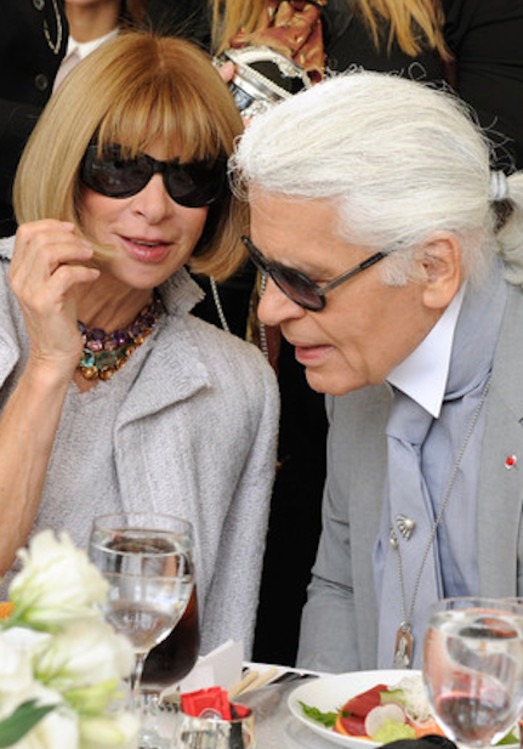 Anna wintour, Karl Lagerfeld