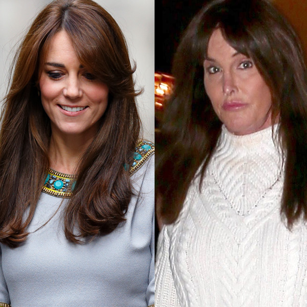 Caitlyn Jenner Debuts New Hairstyle Channels Kate Middleton Again E