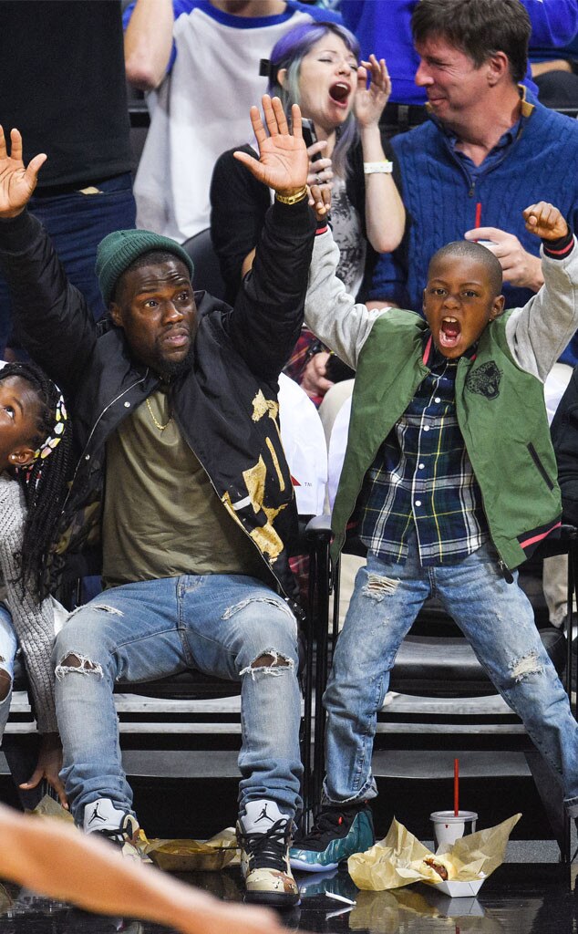 Kevin Hart & Hendrix Hart from The Big Picture Today's Hot Photos E