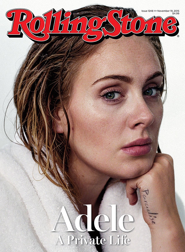 Rolling Stone, Nov. 19, 2015 from Adele's Magazine Covers E! News