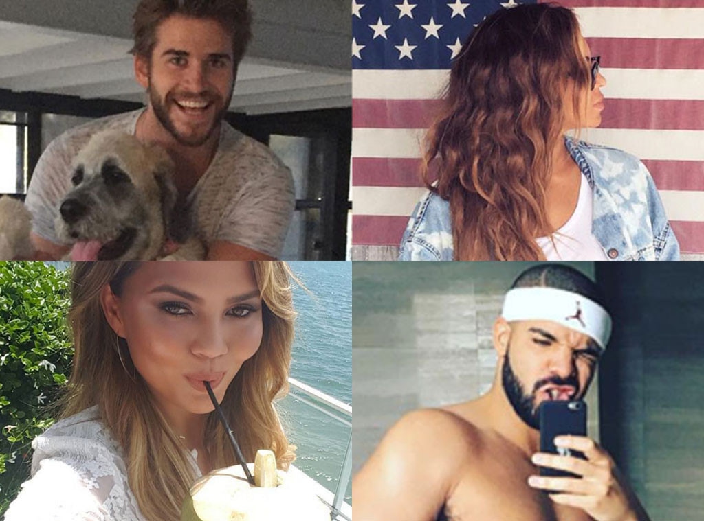 Celebrity Instagrams, Best Of, Liam Hemsworth, Chrissy Teigen, Beyonce, Drake