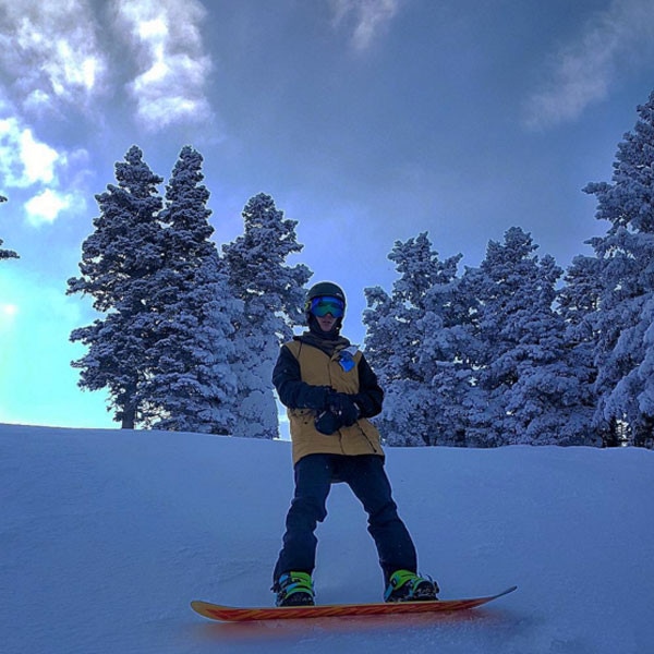 Justin Bieber, Snowboarding