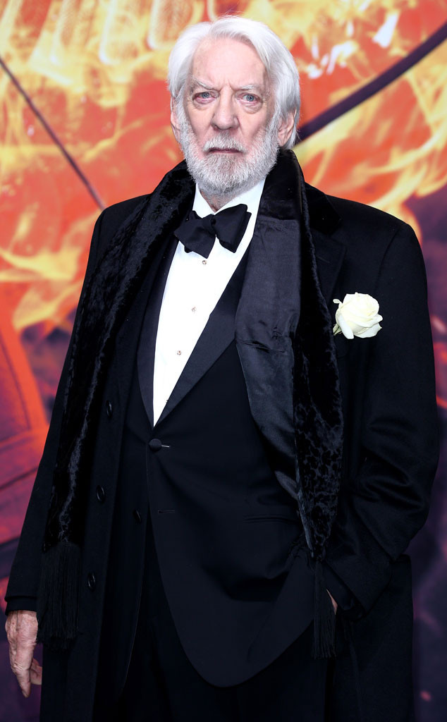 Donald Sutherland from The Hunger Games: Mockingjay Part 2 Premieres ...