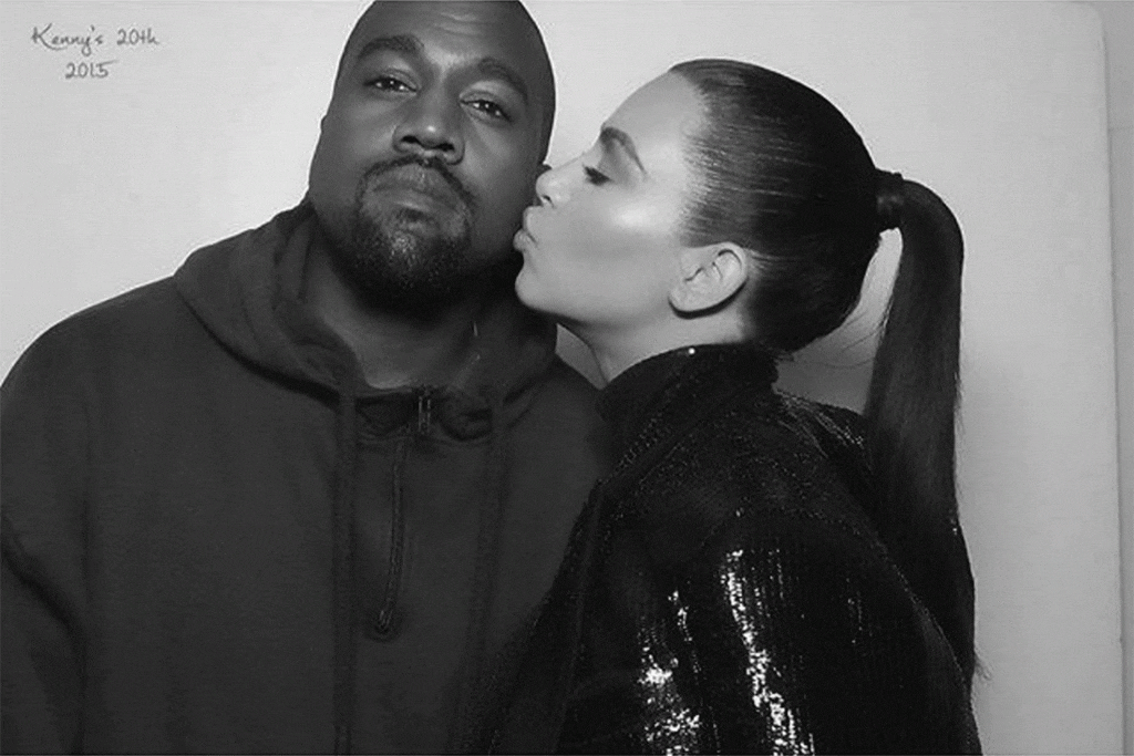 Kim Kardashian, Kanye West, Kendall Jenner 20th Birthday Party, GIF