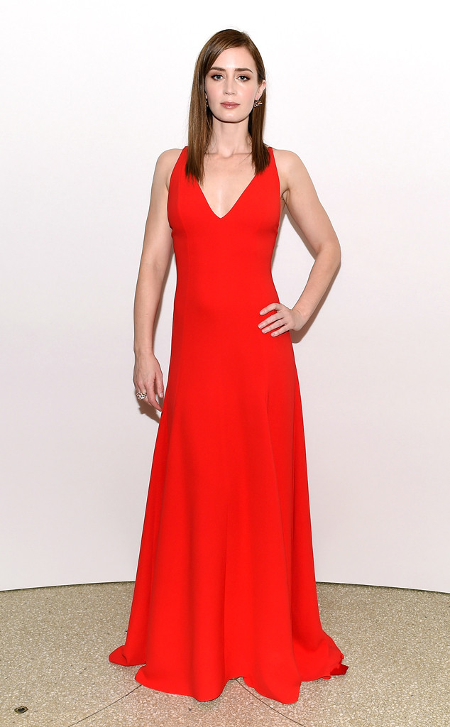 Lea Seydoux Red Off-the-Shoulder Evening Dress 'Spectre' Mexico