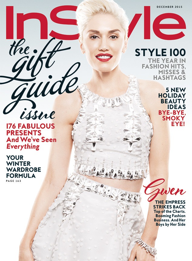 Gwen Stefani, InStyle Magazine, December 2015