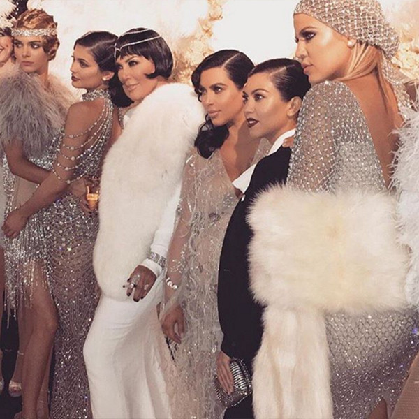 Kardashians And Jenners From Kris Jenners Great Gatsby Themed 60th Birthday Party 