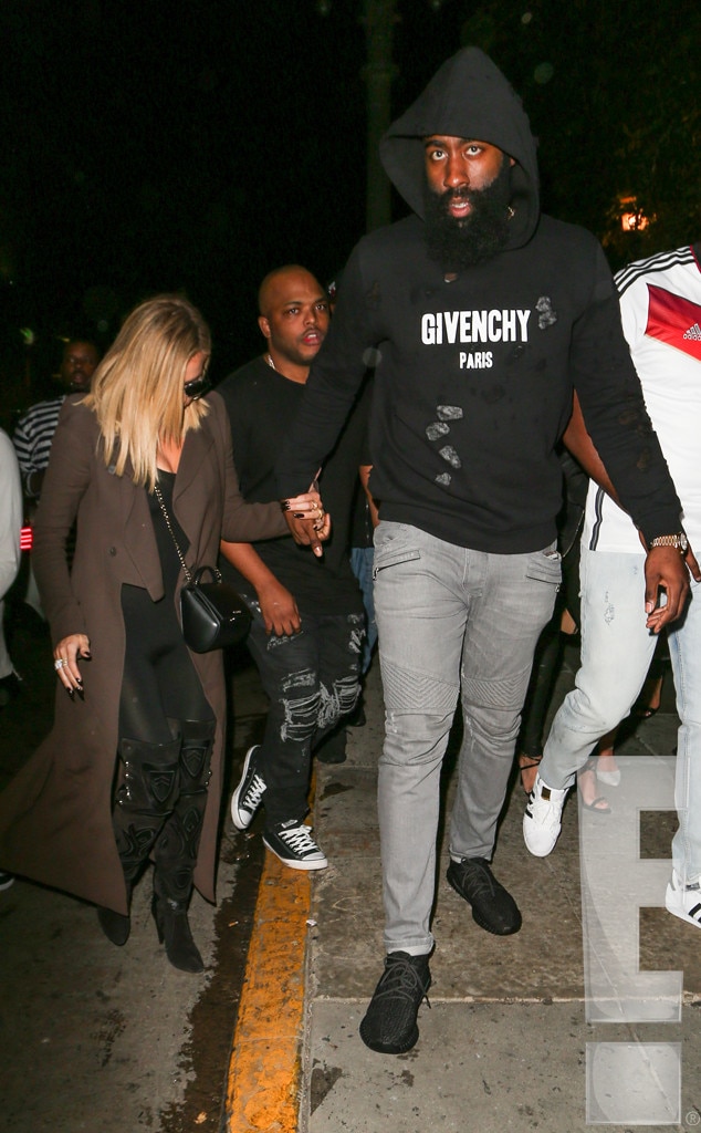 Holding Hands From Khloe Kardashian And James Harden Photographed For The First Time Since Lamar