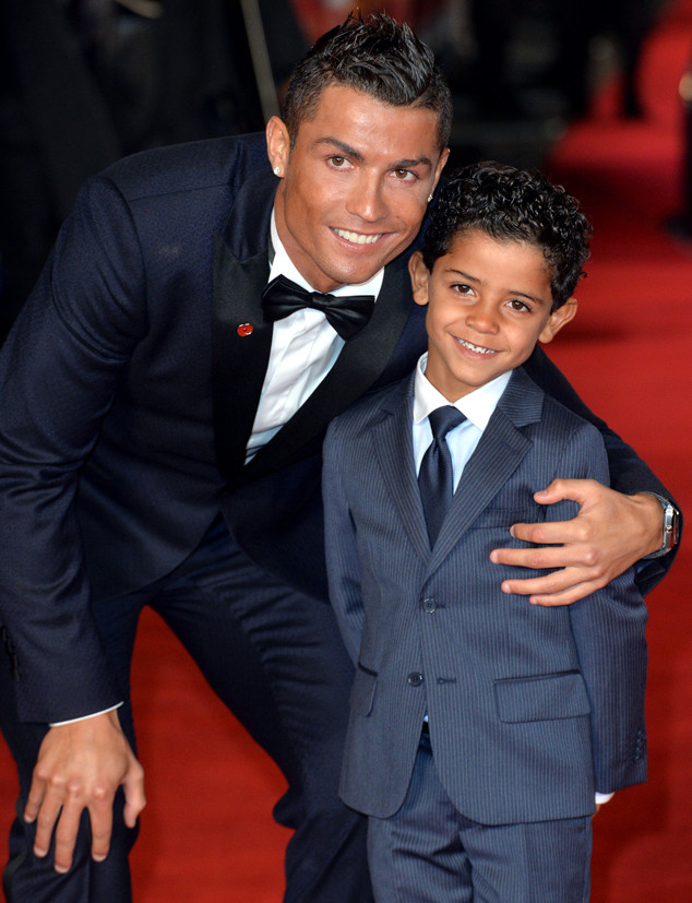 Cristiano Ronaldo And Cristiano Ronaldo Jr From Stars And Their Mini Me