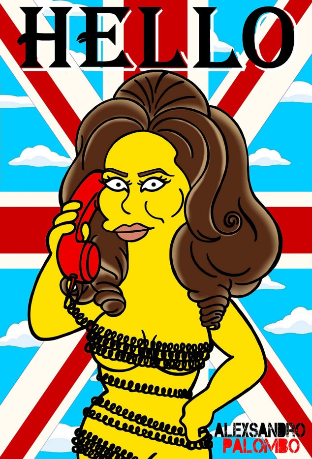 Adele, Simpsons
