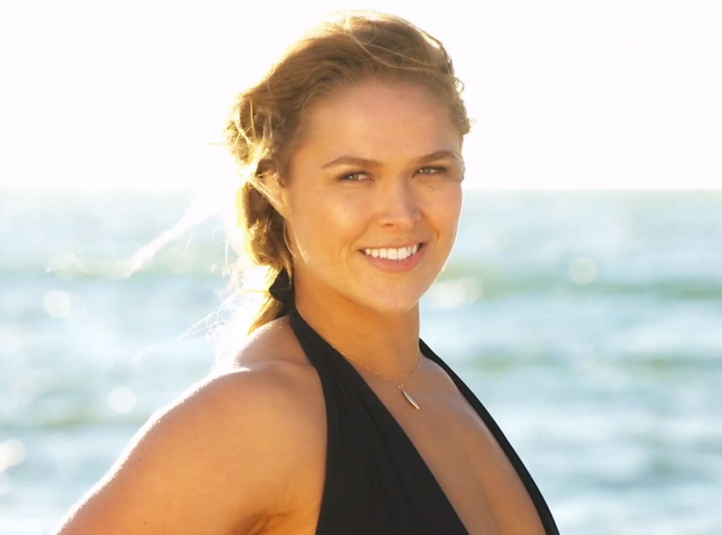 UFC Champion Ronda Rousey Heats Up SI s Swimsuit Issue