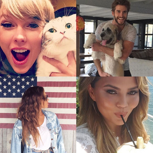 Celebrity Instagrams, Best Of, Liam Hemsworth, Chrissy Teigen, Beyonce, Taylor Swift
