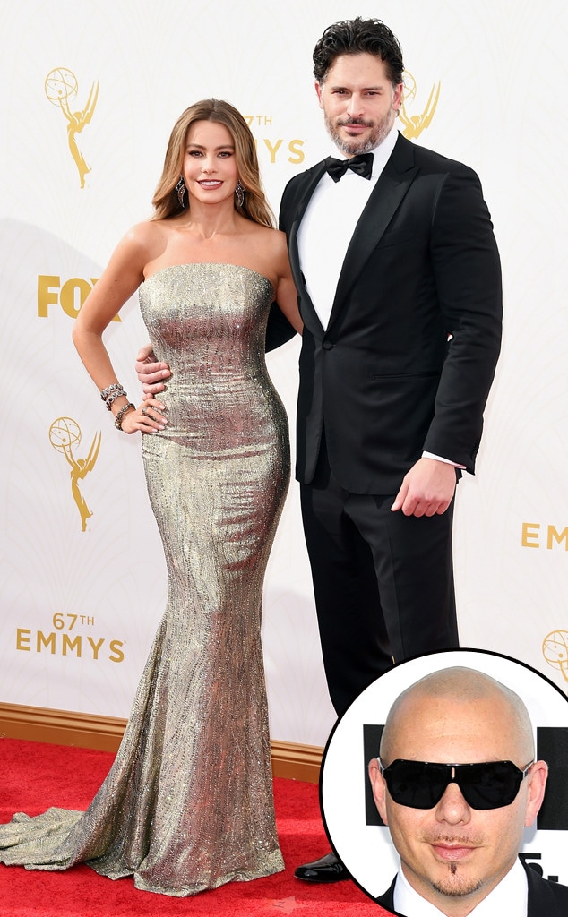 Sofia Vergara, Joe Manganiello, Pitbull