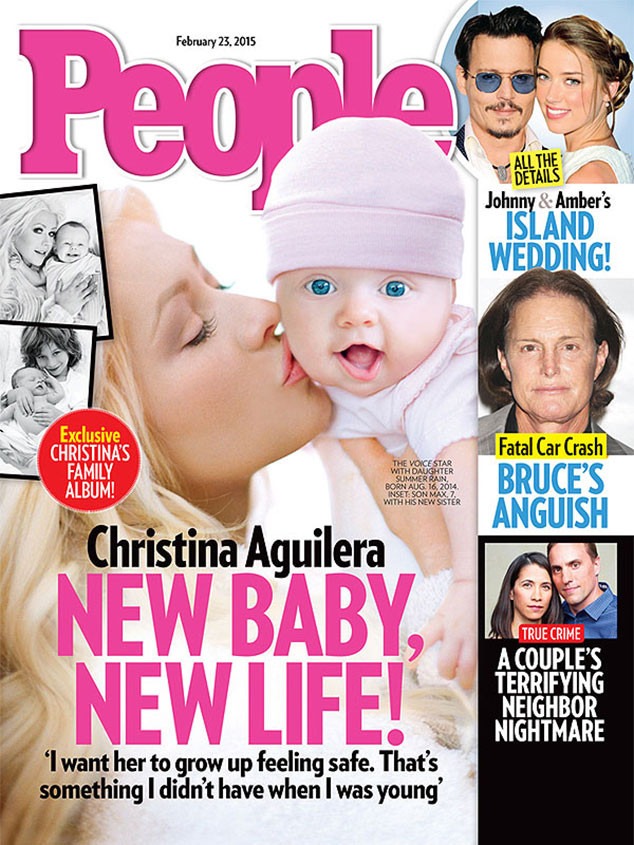 Christina Aguilera, Summer Rain, People Magazine