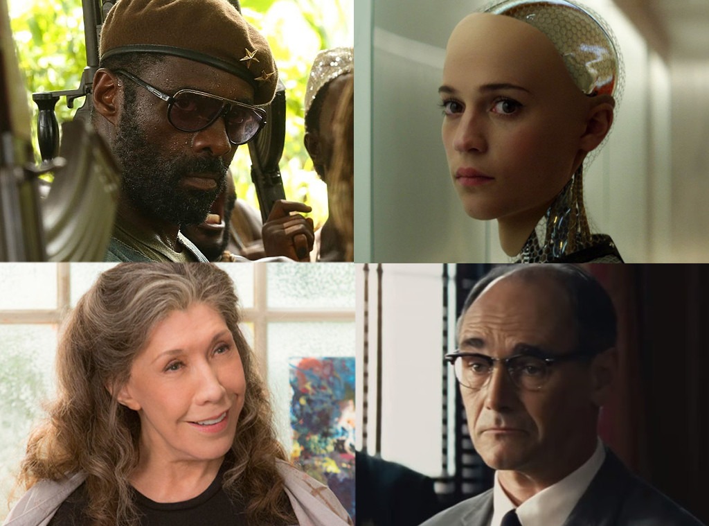 Ex Machina, Bridge of Spies, Grace and Frankie, Beasts of No Nation