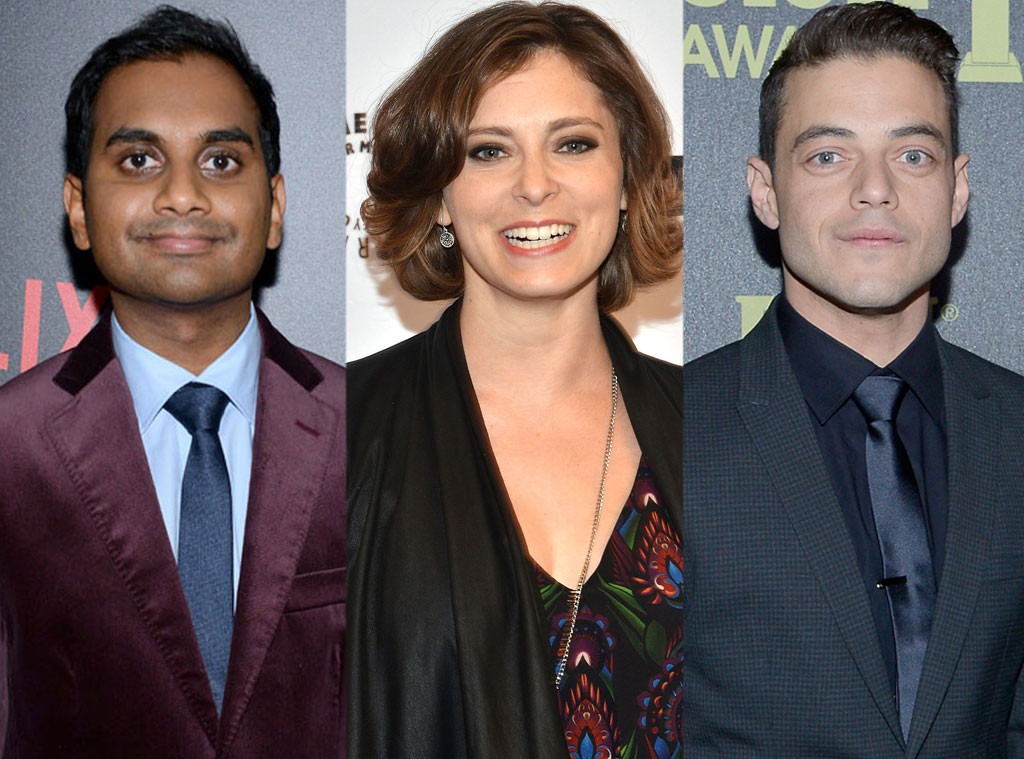 Golden Globes TV Newbies, Aziz Ansari, Rachel Bloom, and Rami Malek