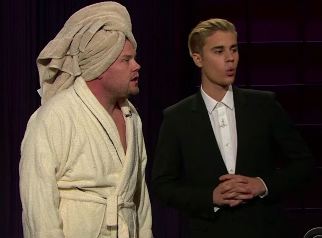 Justin Bieber, James Corden, The Late Late Show