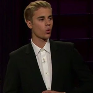 Justin Bieber, James Corden, The Late Late Show