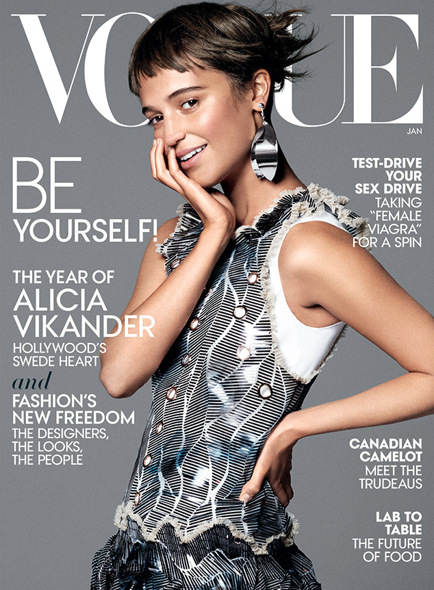 First Look: Alicia Vikander Scores Her First Vogue Cover - E! Online - UK