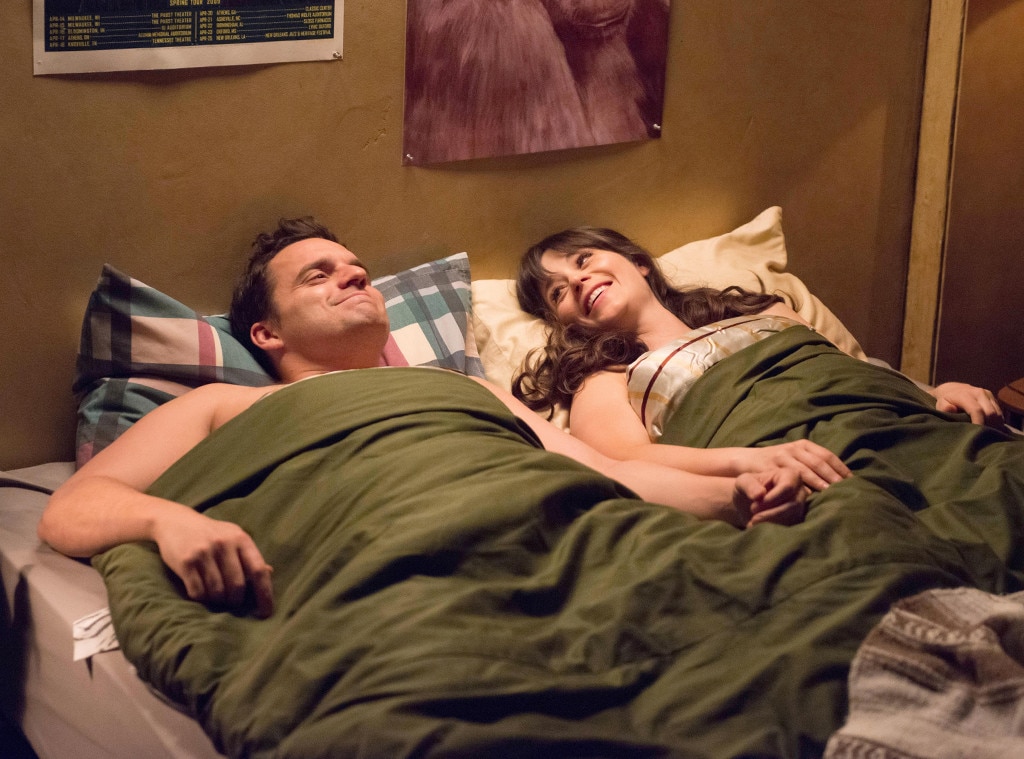 Jess (Zooey Deschanel) and Nick (Jake Johnson), New Girl from Was It ...
